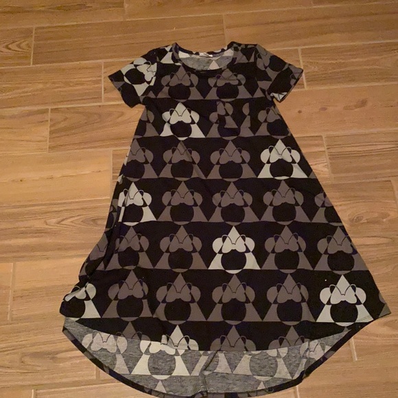 Robe LulaRoe Modèle Carly - Taille XXS - Imprimé Géométrique Violet - Neuf Avec étiquettes